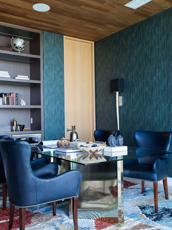 BLACKBAND_DESIGN_BEL_AIR_OFFICE_WOOD_CEILING PROJECT BEL AIR // WOLF DESIGN STUDIO // CORR CONTEMPORARY HOMES // BLACKBAND DESIGN // TESSA NEUSTADT PHOTOGRAPHY