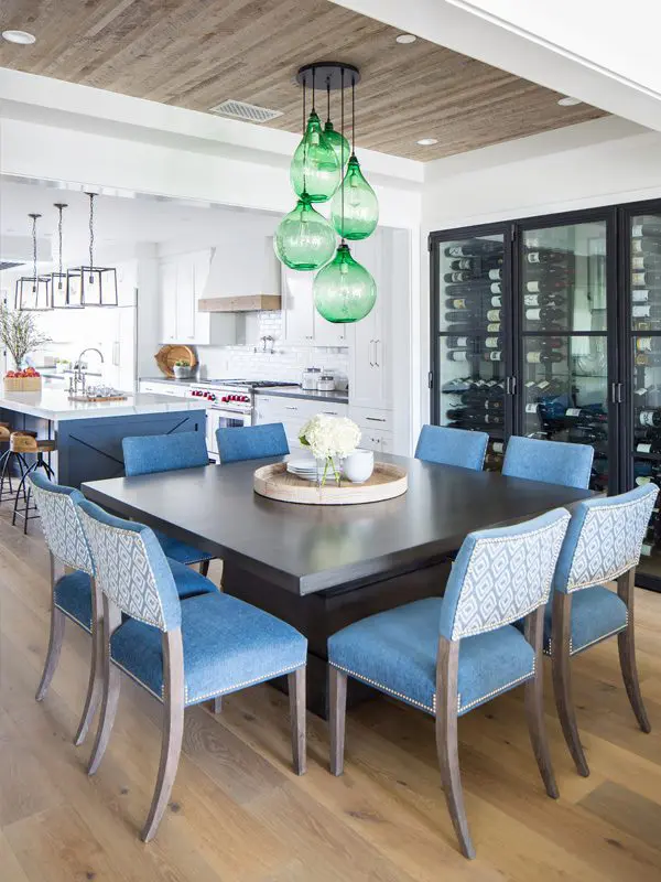 BLACKBAND_DESIGN_FLOWER_STREETS_DINING_RECESSED_WOOD_CEILING PROJECT FLOWER STREETS // GRAYSTONE CUSTOM BUILDERS // TEALE ARCHITECTURE // BLACKBAND DESIGN // RYAN GARVIN PHOTOGRAPHY
