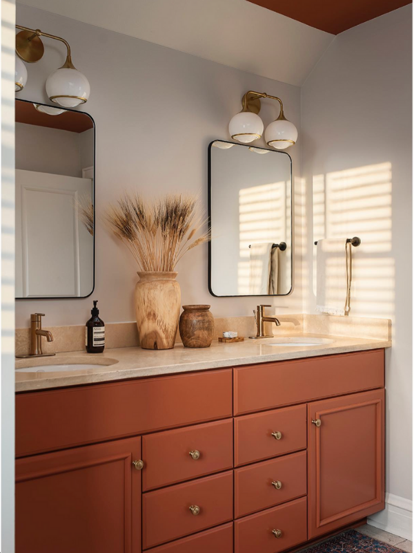 DESIGN: ESSLINGER DESIGN COMPANY // SHERWIN WILLIAMS CAVERN CLAY<br />