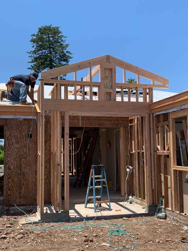 Blackband-Design-Renovation-Monarch-Bay-Reno-Exterior-Progess Home renovation construction.